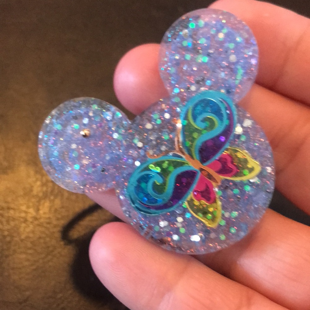Pretty glitter keychain - Picture 4 of 4
